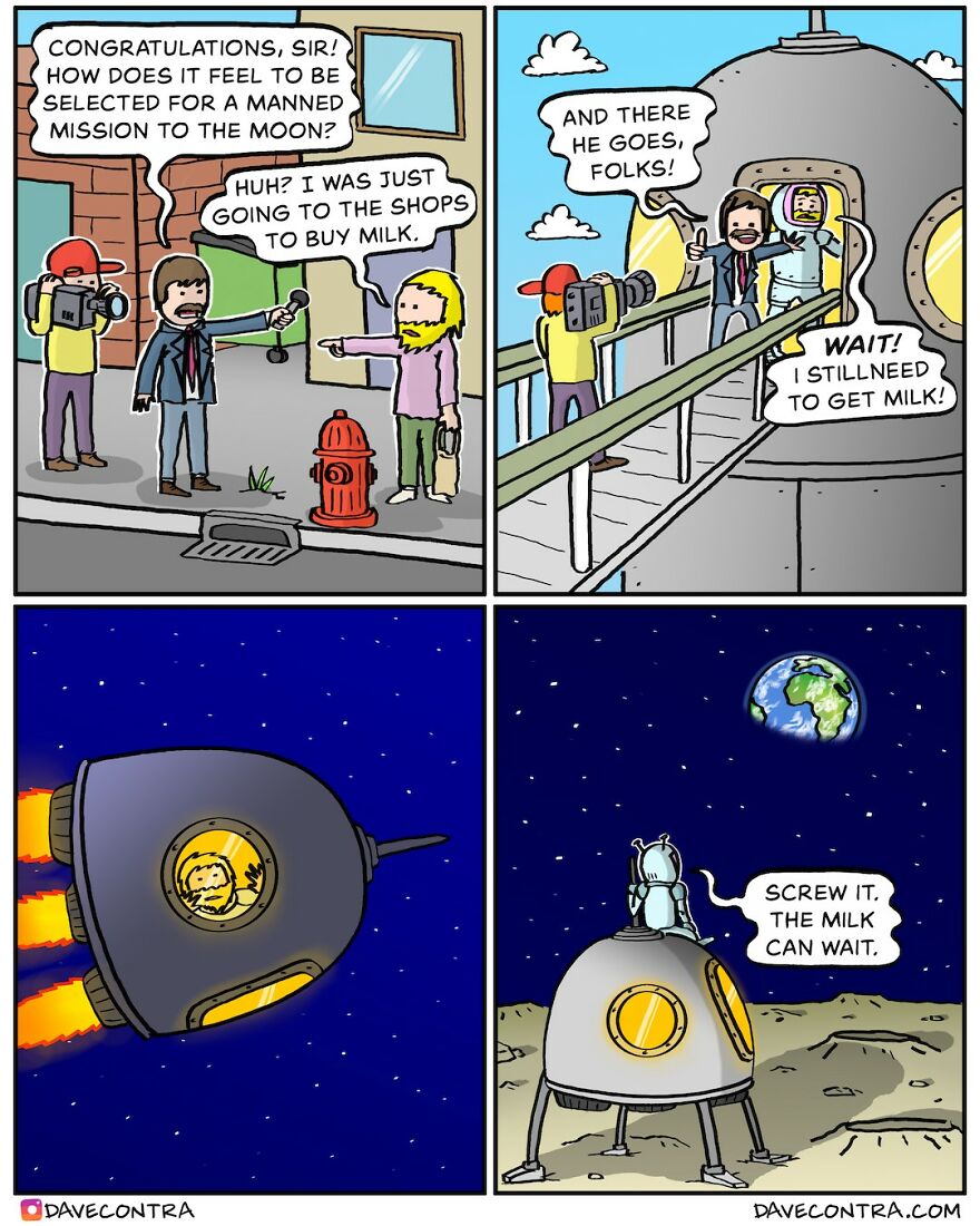 30 Funny Comics With Twisted Endings And Dark Humor Jokes By Dave ...